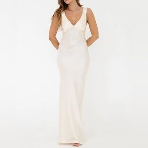 Sunset Strip Maxi Dress in Champagne NWT